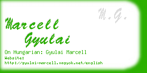 marcell gyulai business card